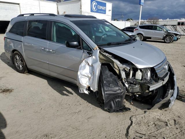 5FNRL5H60BB045870 - 2011 HONDA ODYSSEY EXL SILVER photo 4