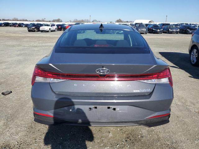 KMHLM4AJ2PU070193 - 2023 HYUNDAI ELANTRA BLUE GRAY photo 6