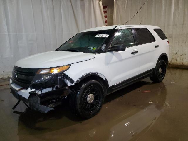 1FM5K8ARXEGC60184 - 2014 FORD EXPLORER POLICE INTERCEPTOR WHITE photo 1