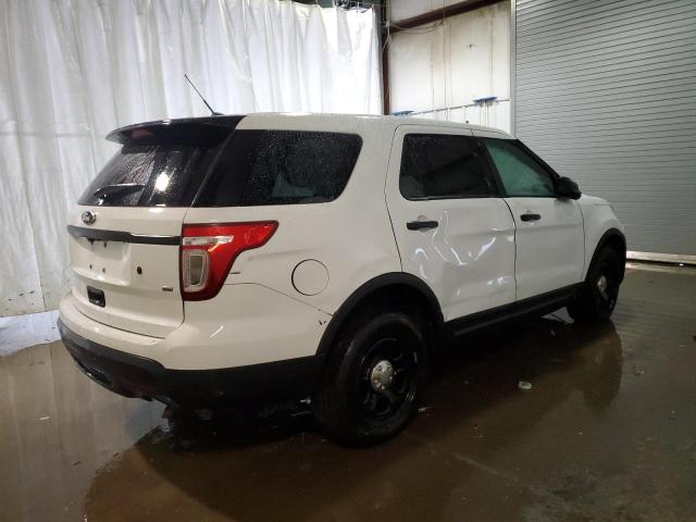1FM5K8ARXEGC60184 - 2014 FORD EXPLORER POLICE INTERCEPTOR WHITE photo 3