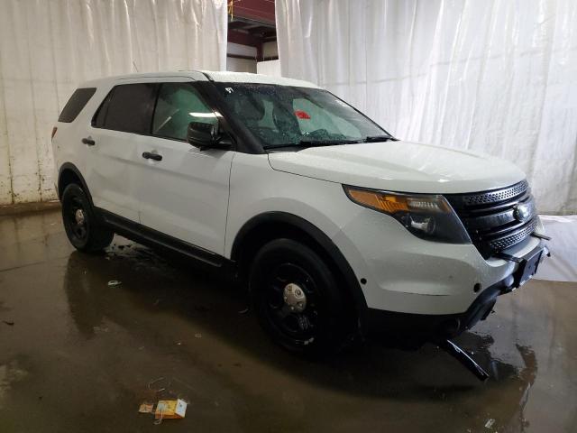 1FM5K8ARXEGC60184 - 2014 FORD EXPLORER POLICE INTERCEPTOR WHITE photo 4