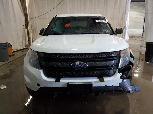 1FM5K8ARXEGC60184 - 2014 FORD EXPLORER POLICE INTERCEPTOR WHITE photo 5