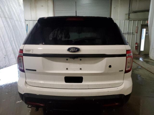 1FM5K8ARXEGC60184 - 2014 FORD EXPLORER POLICE INTERCEPTOR WHITE photo 6