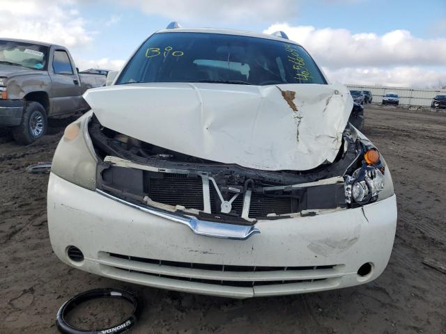 5N1BV28U08N120596 - 2008 NISSAN QUEST S WHITE photo 5