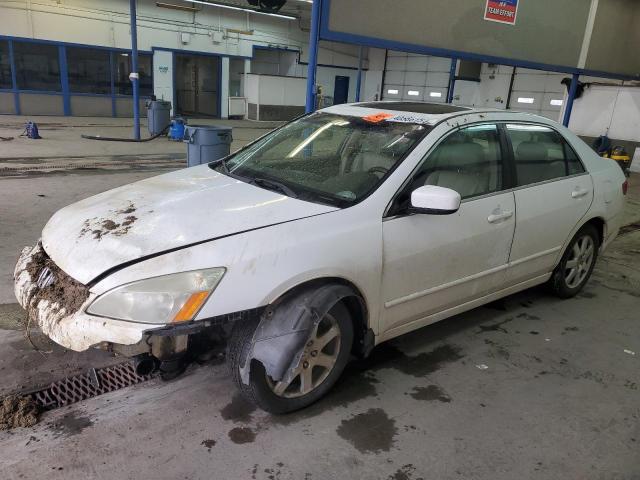 1HGCM66505A062850 - 2005 HONDA ACCORD EX WHITE photo 1