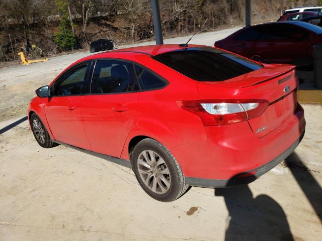 1FAHP3F2XCL342802 - 2012 FORD FOCUS SE RED photo 2