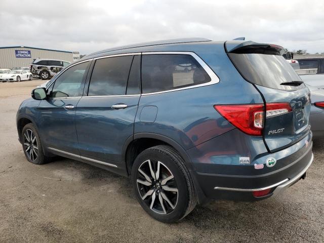 5FNYF6H06KB045635 - 2019 HONDA PILOT ELITE BLUE photo 2