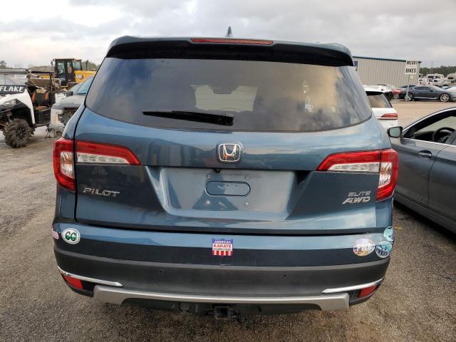 5FNYF6H06KB045635 - 2019 HONDA PILOT ELITE BLUE photo 6