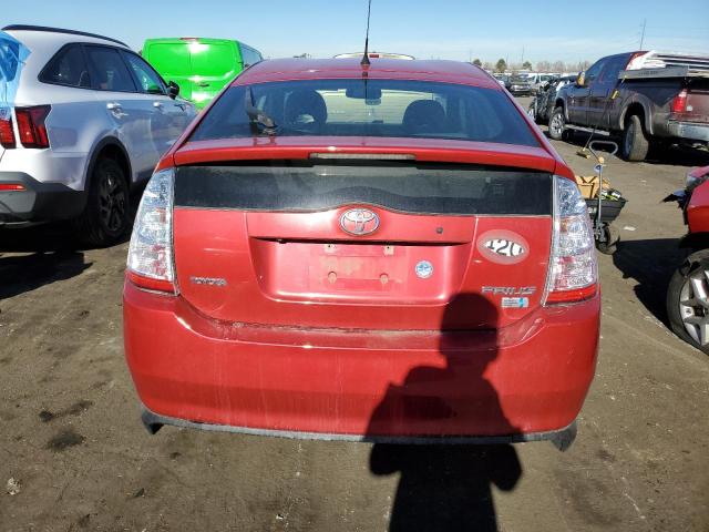 JTDKB20U883421542 - 2008 TOYOTA PRIUS RED photo 6