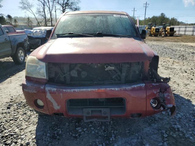 1N6AA07B07N223786 - 2007 NISSAN TITAN XE BURGUNDY photo 5