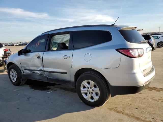 1GNKRFEDXEJ246575 - 2014 CHEVROLET TRAVERSE LS SILVER photo 2