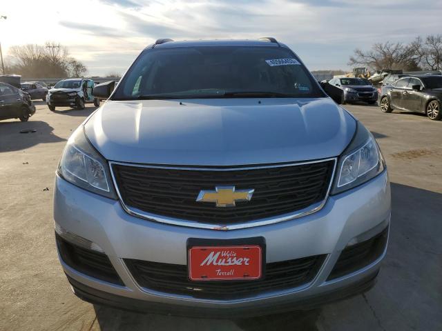 1GNKRFEDXEJ246575 - 2014 CHEVROLET TRAVERSE LS SILVER photo 5