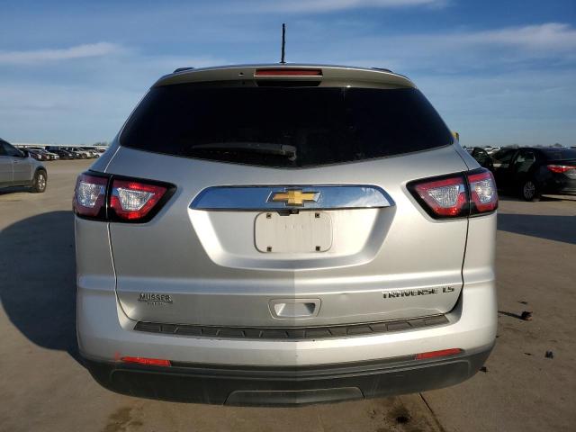 1GNKRFEDXEJ246575 - 2014 CHEVROLET TRAVERSE LS SILVER photo 6