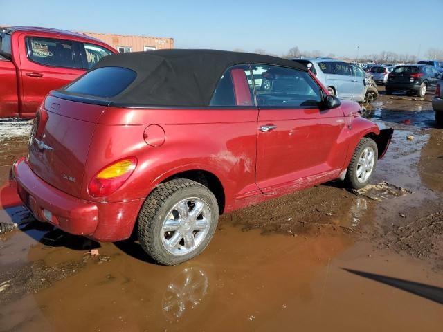 3C3EY55E75T300536 - 2005 CHRYSLER PT CRUISER TOURING RED photo 3