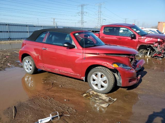 3C3EY55E75T300536 - 2005 CHRYSLER PT CRUISER TOURING RED photo 4