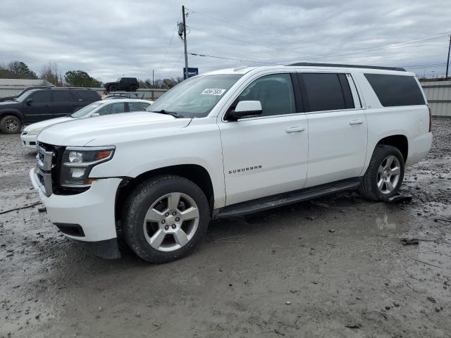 1GNSCJKC9FR748609 - 2015 CHEVROLET SUBURBAN C1500 LT WHITE photo 1