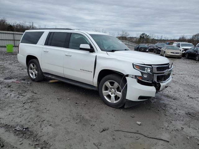 1GNSCJKC9FR748609 - 2015 CHEVROLET SUBURBAN C1500 LT WHITE photo 4