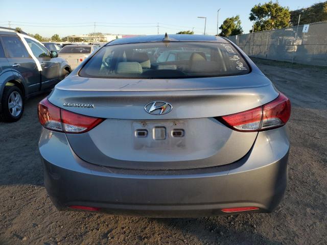 KMHDH4AE2DU568109 - 2013 HYUNDAI ELANTRA GLS GRAY photo 6