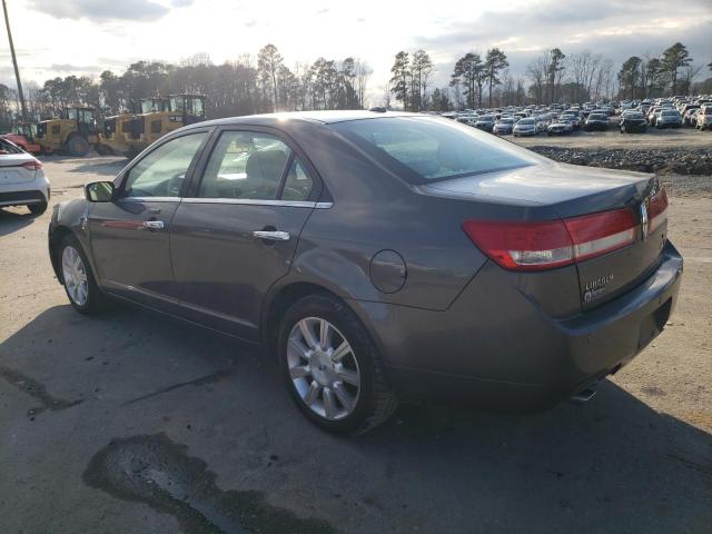 3LNHL2GC8CR818968 - 2012 LINCOLN MKZ GRAY photo 2