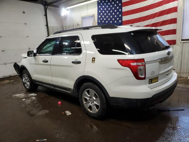 1FMHK8B86CGA22722 - 2012 FORD EXPLORER WHITE photo 2