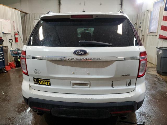 1FMHK8B86CGA22722 - 2012 FORD EXPLORER WHITE photo 6