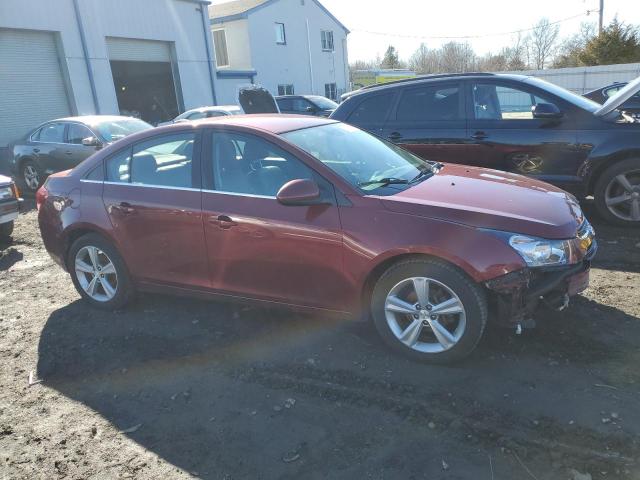 1G1PE5SB1F7245507 - 2015 CHEVROLET CRUZE LT RED photo 4