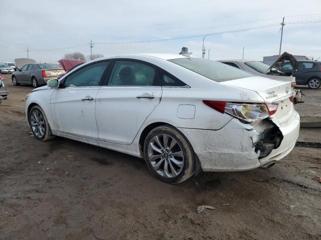 5NPEC4AC0DH696512 - 2013 HYUNDAI SONATA SE WHITE photo 2