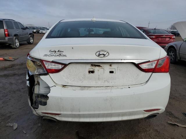 5NPEC4AC0DH696512 - 2013 HYUNDAI SONATA SE WHITE photo 6