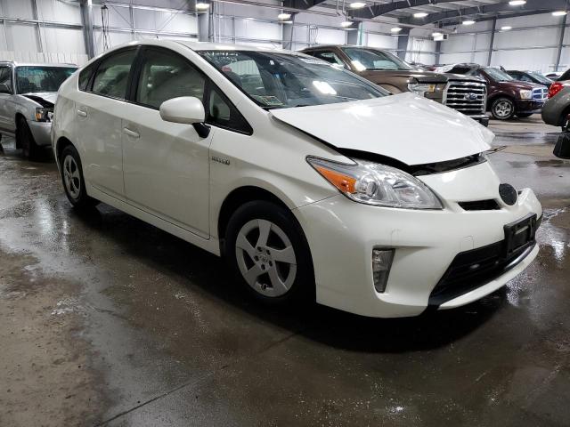 JTDKN3DU4E0360470 - 2014 TOYOTA PRIUS WHITE photo 4