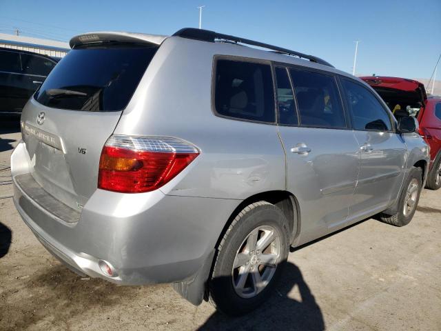 JTEDS41A582053198 - 2008 TOYOTA HIGHLANDER SILVER photo 3