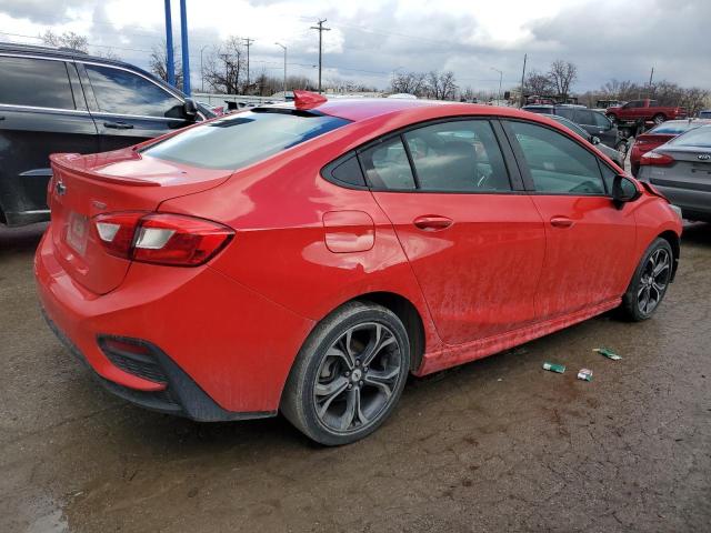 1G1BE5SM8K7139481 - 2019 CHEVROLET CRUZE LT RED photo 3