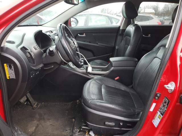 KNDPC3A21D7477833 - 2013 KIA SPORTAGE EX RED photo 7