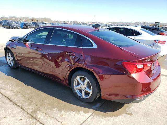 1G1ZB5ST2GF221721 - 2016 CHEVROLET MALIBU LS RED photo 2