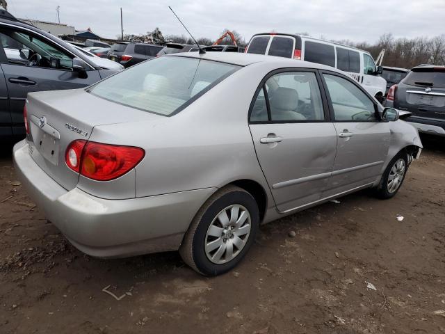 2T1BR32E63C011670 - 2003 TOYOTA COROLLA CE TAN photo 3