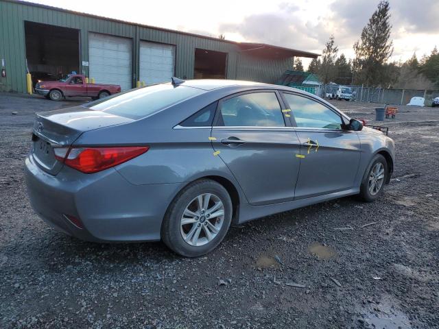 5NPEB4AC9EH870145 - 2014 HYUNDAI SONATA GLS GRAY photo 3