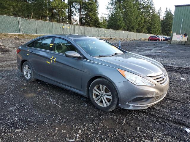 5NPEB4AC9EH870145 - 2014 HYUNDAI SONATA GLS GRAY photo 4