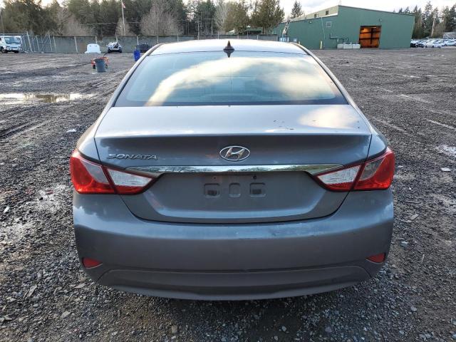 5NPEB4AC9EH870145 - 2014 HYUNDAI SONATA GLS GRAY photo 6