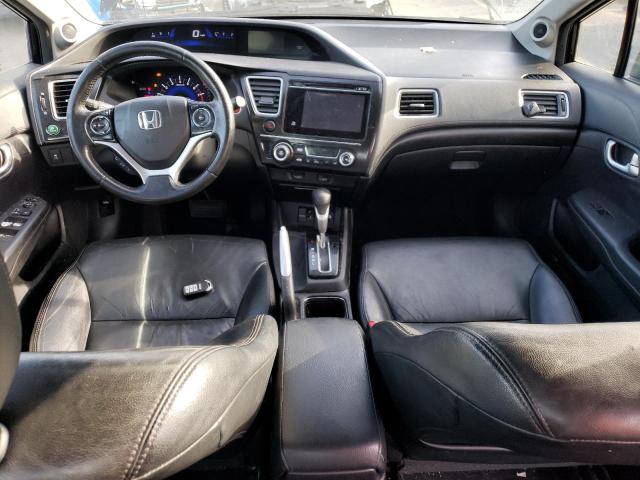 2HGFB2F94FH540561 - 2015 HONDA CIVIC EXL შავი ფოტო 8