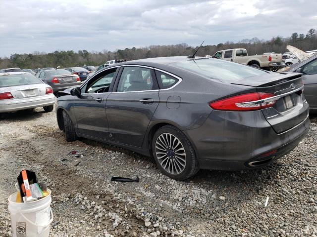 3FA6P0K93HR111547 - 2017 FORD FUSION TITANIUM GRAY photo 2