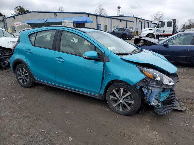 JTDKDTB36J1604573 - 2018 TOYOTA PRIUS C TEAL photo 4