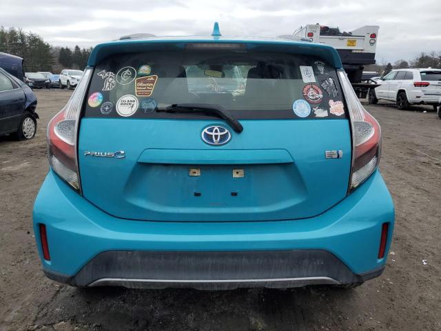 JTDKDTB36J1604573 - 2018 TOYOTA PRIUS C TEAL photo 6