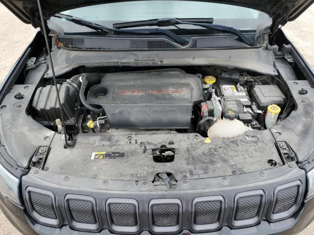 3C4NJDDB3NT148966 - 2022 JEEP COMPASS TRAILHAWK BLACK photo 11