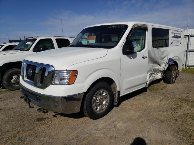 5BZAF0AA8DN202944 - 2013 NISSAN NV 3500 S WHITE photo 1