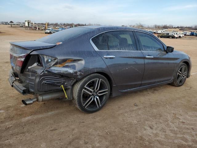 1HGCR2F18HA006621 - 2017 HONDA ACCORD SPORT SPECIAL EDITION GRAY photo 3