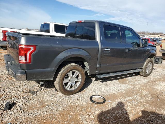 1FTEW1CG8FKD94802 - 2015 FORD F150 SUPERCREW GRAY photo 3