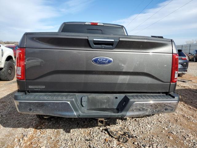 1FTEW1CG8FKD94802 - 2015 FORD F150 SUPERCREW GRAY photo 6