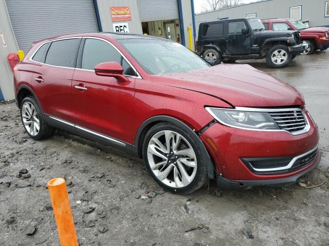 2LMTJ8LP8GBL45870 - 2016 LINCOLN MKX RESERVE 红色 照片 4