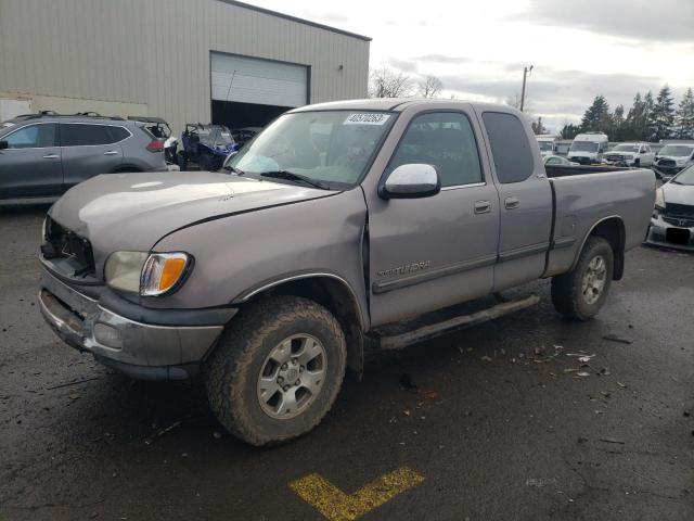 5TBBT4414YS086439 - 2000 TOYOTA TUNDRA ACCESS CAB GRAY photo 1