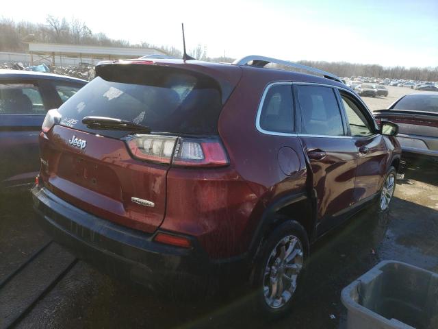 1C4PJLCB9KD387444 - 2019 JEEP CHEROKEE LATITUDE RED photo 3