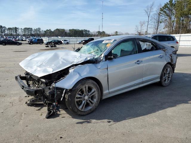 5NPE34AFXJH655147 - 2018 HYUNDAI SONATA SPORT SILVER photo 1